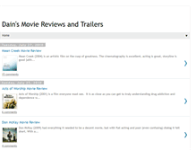 Tablet Screenshot of dainsmoviereviews.com